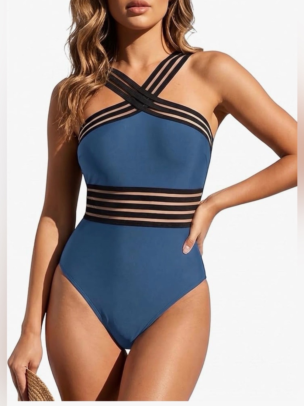 Women's Tummy Control Slimming One Piece Bathing Suit